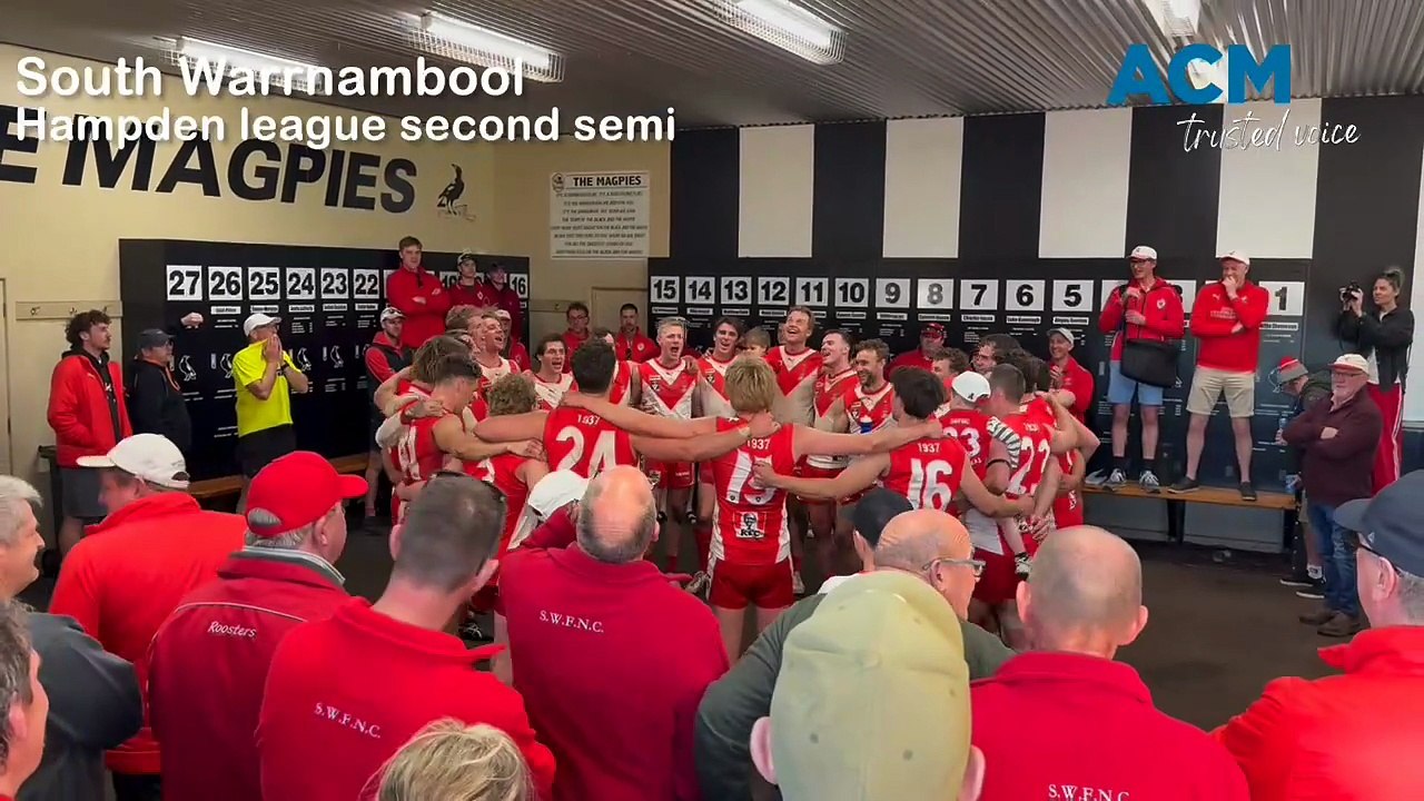 Football: South Warrnambool team song, 2025 HFNL second semi