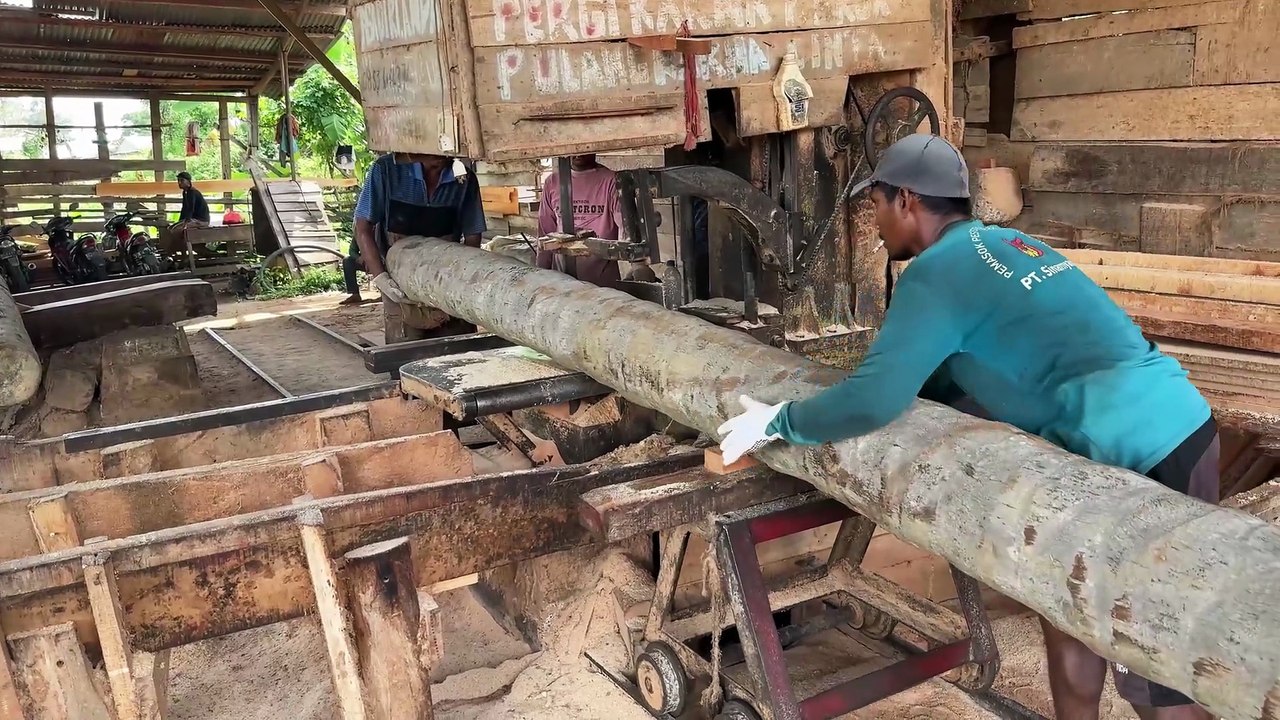 Coconut Wood Sawmill 5x10 - Precision & Time Efficient!