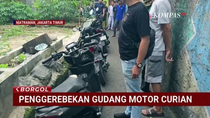 Polisi Gerebek Rumah Kontrakan di Matraman, Belasan Motor Curian dan Senpi Disita | BORGOL