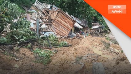 Tujuh kejadian tanah runtuh di Kampung Kopungit, dua rumah rosak