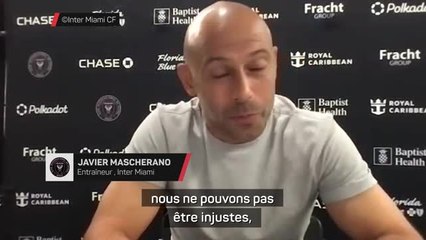 Inter Miami - Défaite à Charlotte, Mascherano refuse de blâmer Messi pour son penalty raté