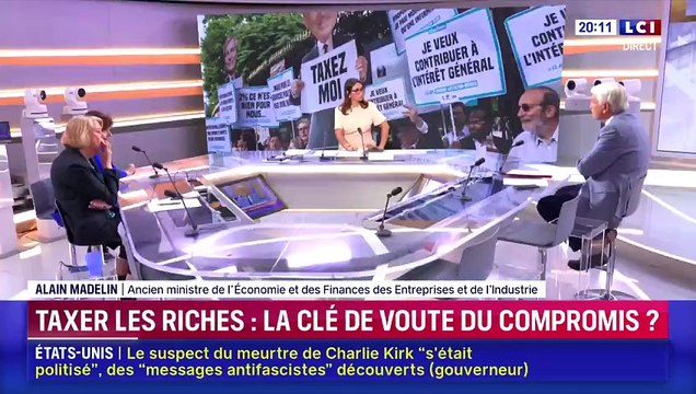 L’ancien ministre de l'Economie Alain Madelin ému aux larmes lors de son intervention en direct à l'antenne
