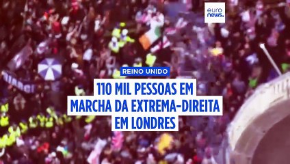 Manifestantes de extrema-direita ferem polícias durante manifestação em Londres