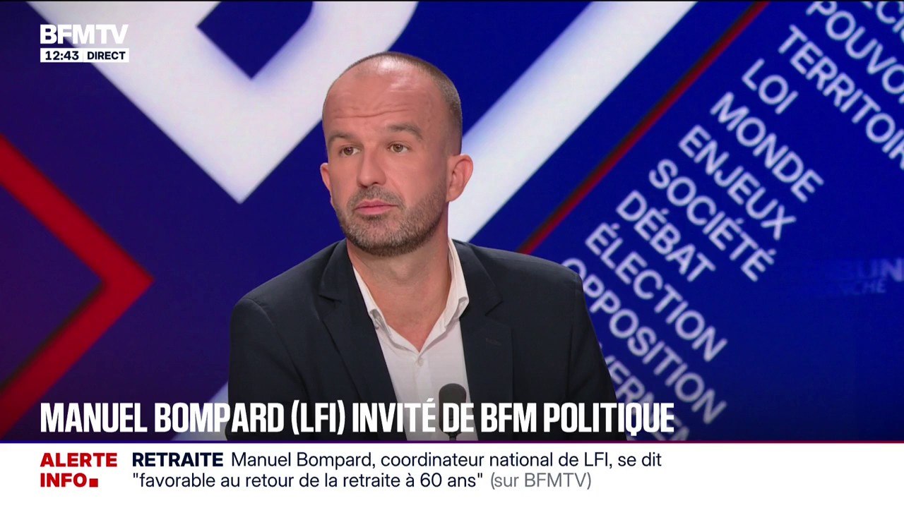 Mobilisation de l'extrême droite à Londres: "Ce n'est pas nouveau, depuis des années, il y a en Europe de l'extrême droite sous des formes variées", déplore Manuel Bompard (LFI)