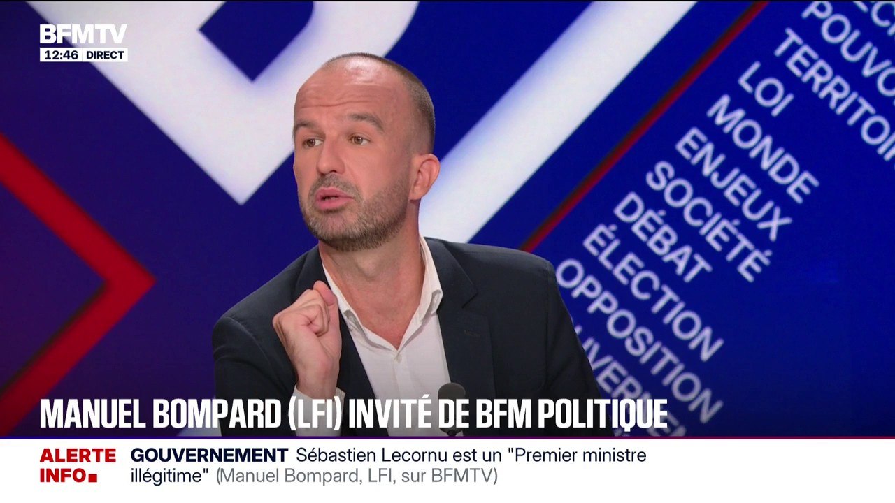 Manuel Bompard (LFI) affirme que ceux qui "adhè...
