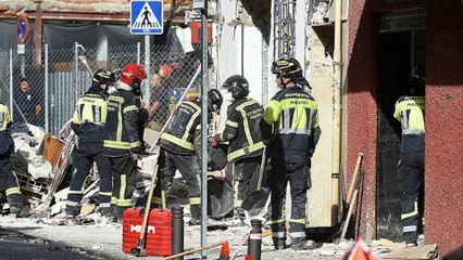 Una víctima mortal en la explosión del bar de Vallecas