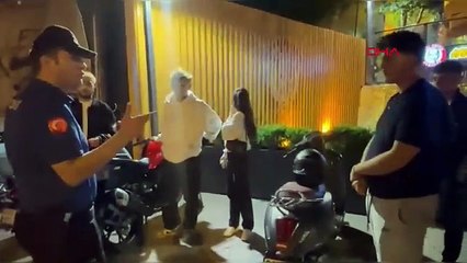 Sarıyer sahilinde motosikletlere ceza yağdı