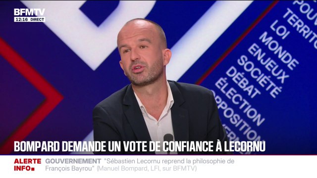 Si monsieur Lecornu nous convie à Matignon avant le vote de confiance, je n'ai pas l'intention d'aller négocier avec lui quoi que ce soit , affirme Manuel Bompard