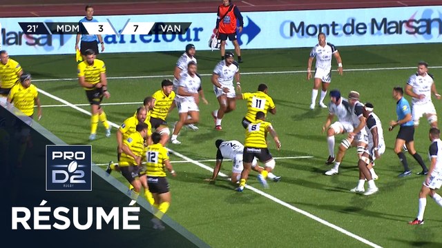 PRO D2 Saison 2025-2026 J03 - Résumé Stade Montois Rugby - RC Vannes