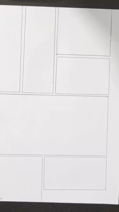 J’dessine une planche à peu près ✍🏻🎨 (J’deviendrai jamais mangaka 😂)