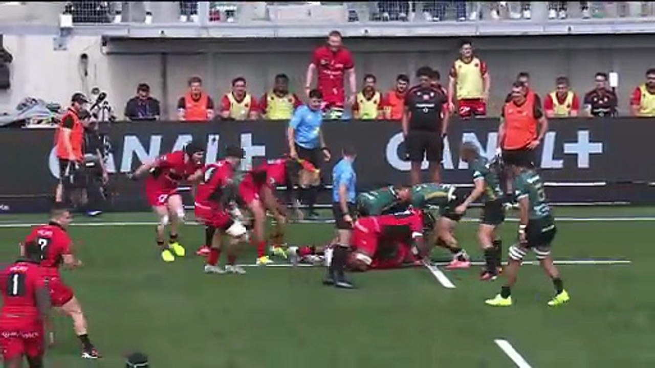 TOP 14 - Essai de Thomas MOUKORO (LOU) - US Montauban - LOU Rugby
