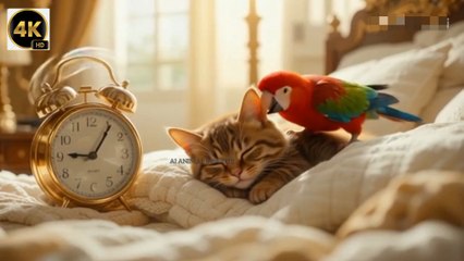 "Goodbye Journey of Mama Cat, Baby Cat & Parrot 🐱🦜✨ | Emotional Ending"