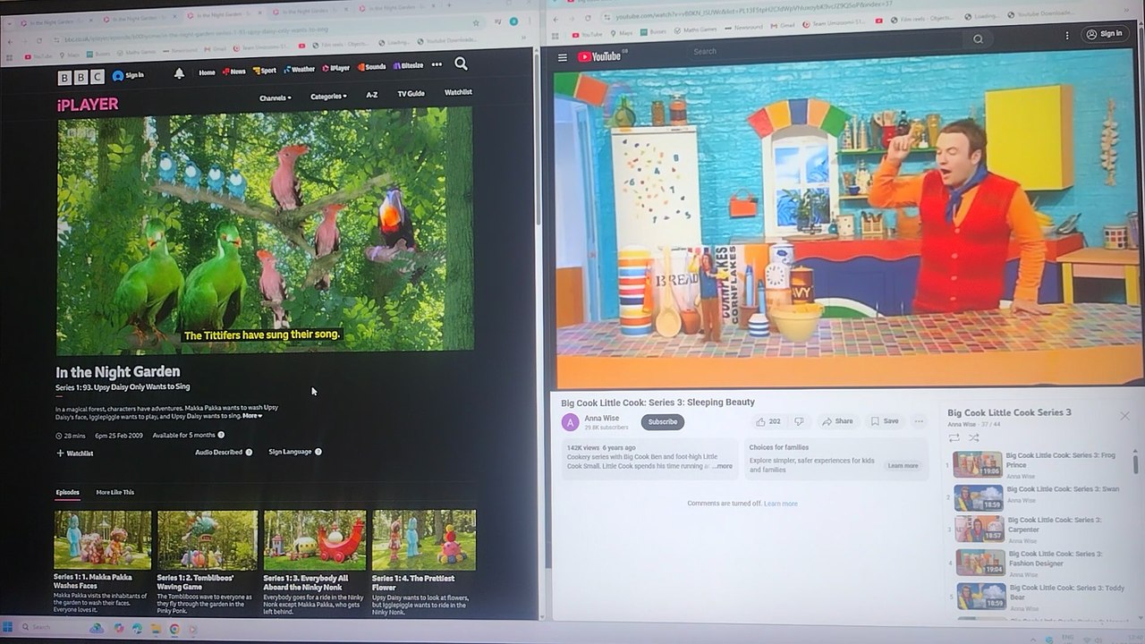 Big Cook Little Cook & In the Night Garden Clip 91-95