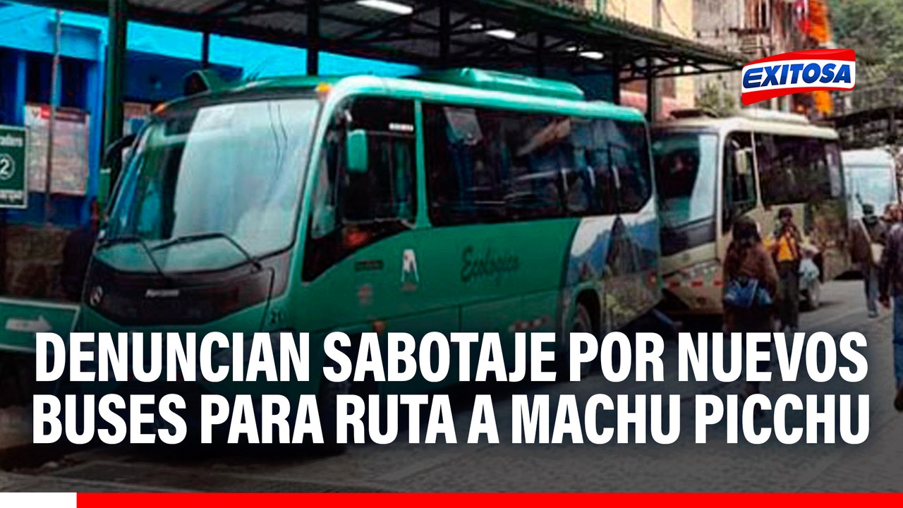 Caos en Machu Picchu: Denuncian sabotaje y amenazas para evitar nueva flota de buses