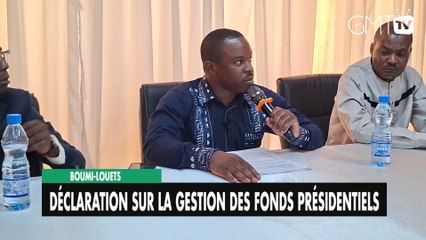 [#Déclaration] Boumi-Louetsi : Déclaration sur la gestion des fonds présidentiels