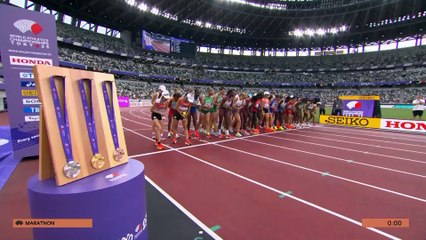 Kenya's Peres Jepchirchir pips Ethiopia's Tigst Asset to gold in WCA Women's marathon in Tokyo