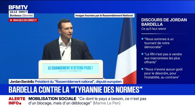 Jordan Bardella: Si [Emmanuel Macron] pouvait dissoudre l'Assemblée nationale ça serait une bonne chose