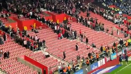 Southampton v Portsmouth: Full-time scenes from St Mary's Stadium