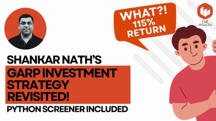 Shankar Nath GARP investing strategy new