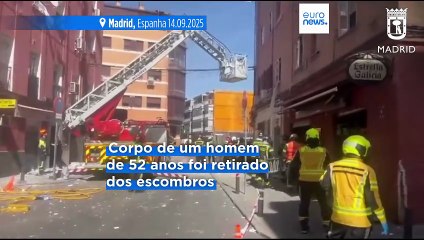 Explosão em Madrid faz um morto e 25 feridos