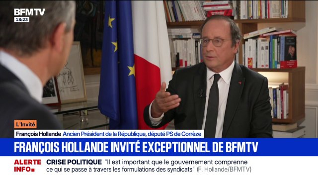 Impôt sur le revenu: pour François Hollande, ancien président de la République, il est normal qu'il y ait une plus forte contribution pour les Français les plus aisés