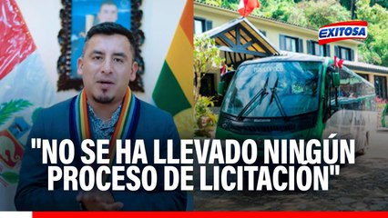 Caos en Machu Picchu: Municipalidad de Urubamba no hizo licitación de buses, señala Elvis La Torre