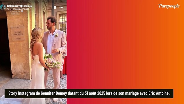 Deux semaines après son mariage avec Eric Antoine, Gennifer Demey toujours émerveillée : Je devais vivre dans une grotte