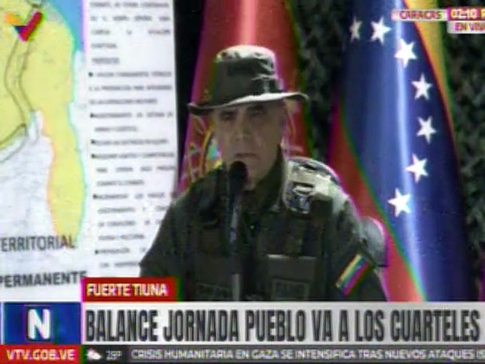 Vpdte. Sectorial Vladimir Padrino López: Somos un territorio libre de cultivos ilícitos