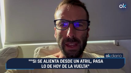 Álvaro Ojeda:  "Si se alienta desde un atril, pasa lo de hoy en La Vuelta"