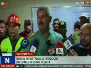 Zulia | Gobernador Luis Caldera ofrece balance tras explosión en fábrica de fuegos artificiales