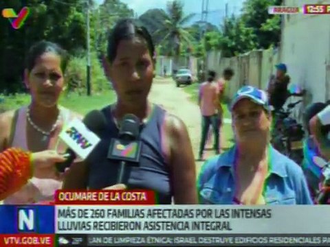 Gobernación de Aragua distribuyó artículos de primera necesidad en comunidades afectadas por lluvias