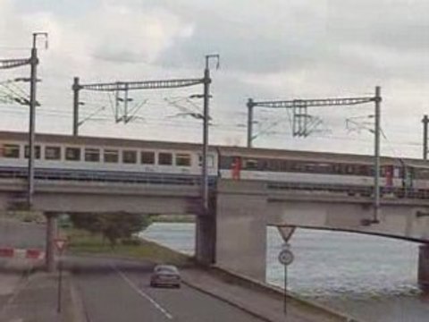 départ de la bb 67600 avec 9 voitures CIC