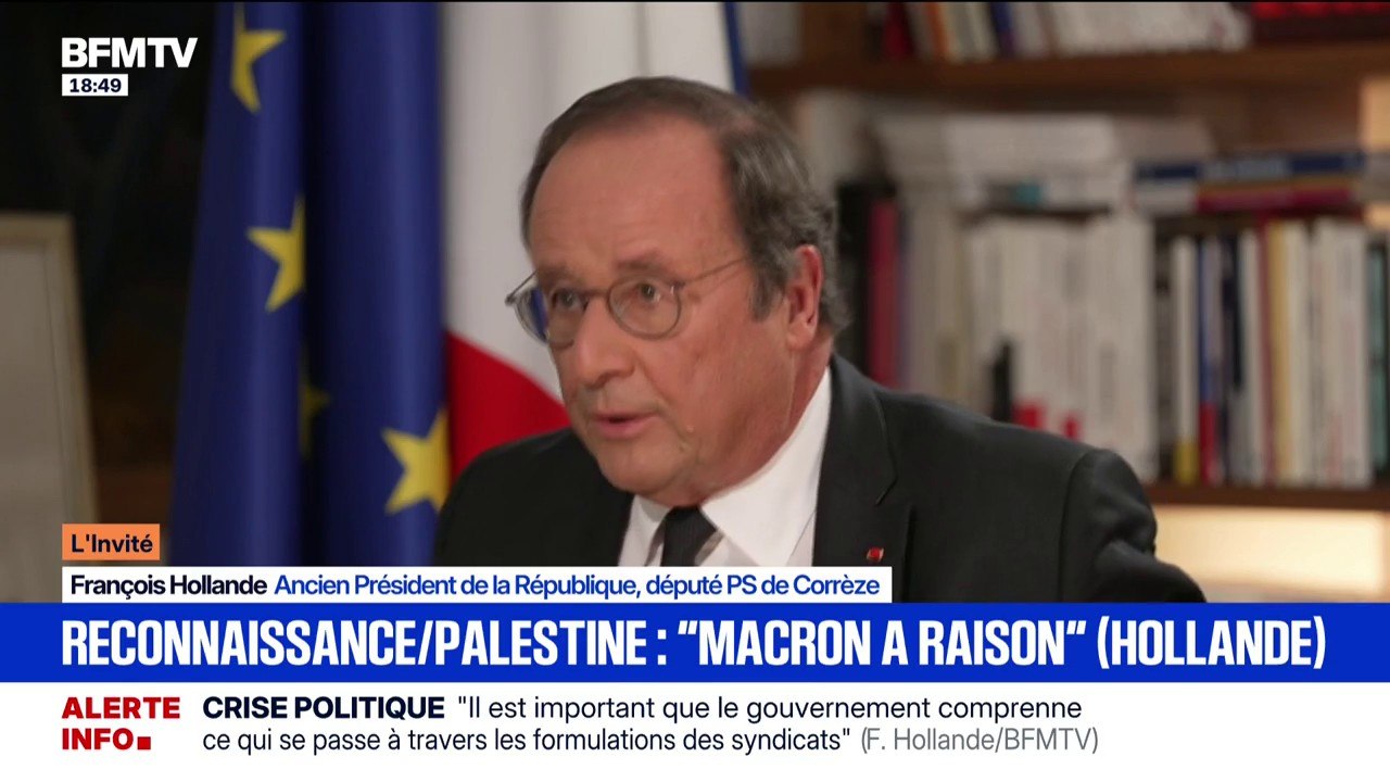 Présidentielle 2027: pour François Hollande, ancien président de la République, la gauche pourrait gagner "avec deux candidats"