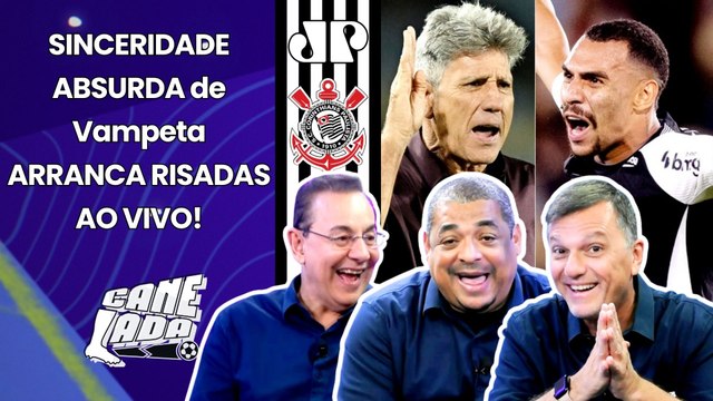 Eu NÃO POSSO FALAR ESSA POR%@ porque... Vampeta ARRANCA RISADAS com SINCERIDADE ABSURDA AO VIVO!