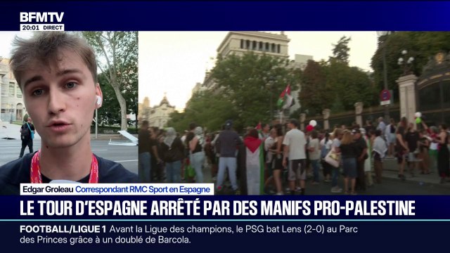 Le Tour d'Espagne a été arrêté par des manifestations pro-Palestine