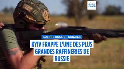 L'Ukraine frappe l'une des principales raffineries de pétrole de Russie