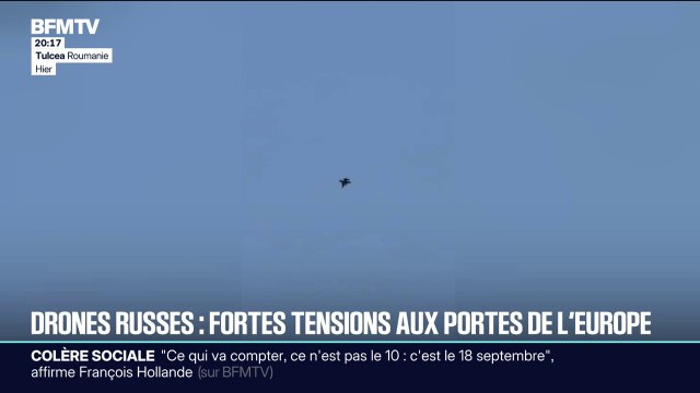Drones russes en Roumanie: la tension monte aux portes de l'Europe