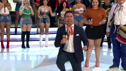 Se le pierde la hija a Pollo en pleno programa