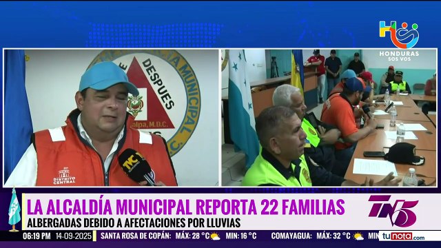 La alcaldía municipal reporta 22 familias albergadas debido a afectaciones por lluvias