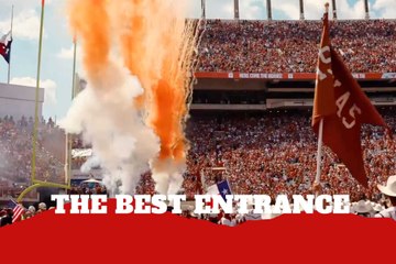 Texas shows one of the most electrifying entrances of college football