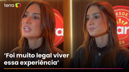 ‘Foi muito especial’, diz Thaila Ayala sobre mulher ter entrado em trabalho de parto durante podcast