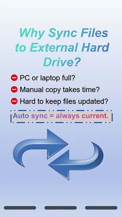 Sync Files to External Hard Drive | Easiest Free Method for Windows