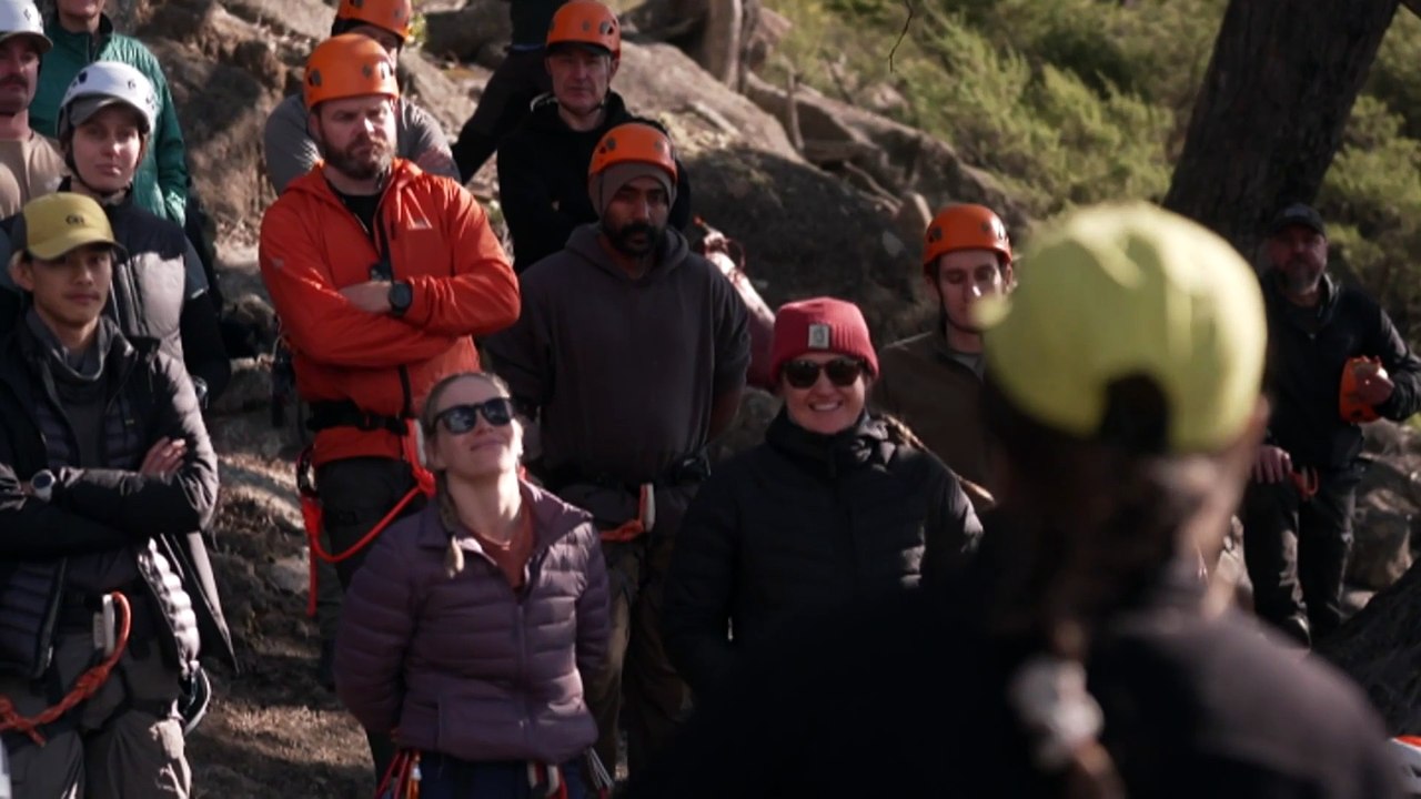 Doctors, paramedics, nurses and outdoor guides take part in simulated bush rescue mission