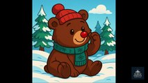 The Bear’s Frosty Nose Song – Winter Kids Song | North Dakota Fairytales