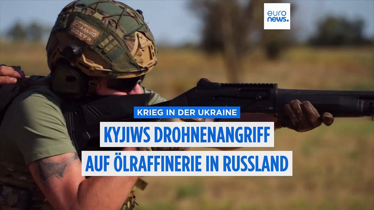 Ukraine greift russische Ölraffinerie in Kirischi an – Explosionen und Feuer