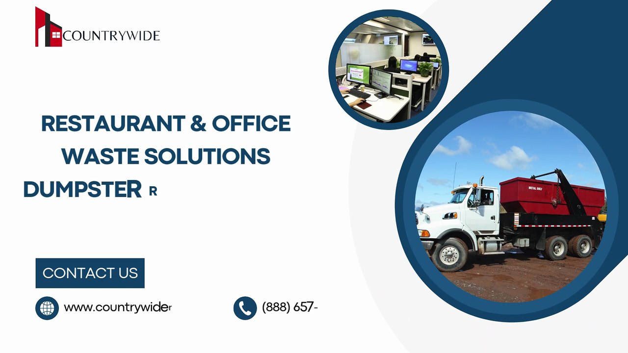Restaurant & Office Waste Solutions Dumpster Rentals in NY | Countrywide Rental