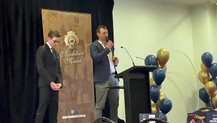 Billy Evans wins 2025 BFNL Michelsen Medal.
