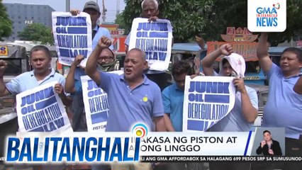 Tigil-pasada, ikakasa ng PISTON at MANIBELA ngayong linggo | Balitanghali
