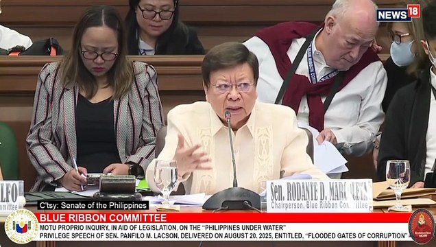 Philippines Senate LIVE Blue Ribbon Panel Probes Irregularities in Flood Control Projects