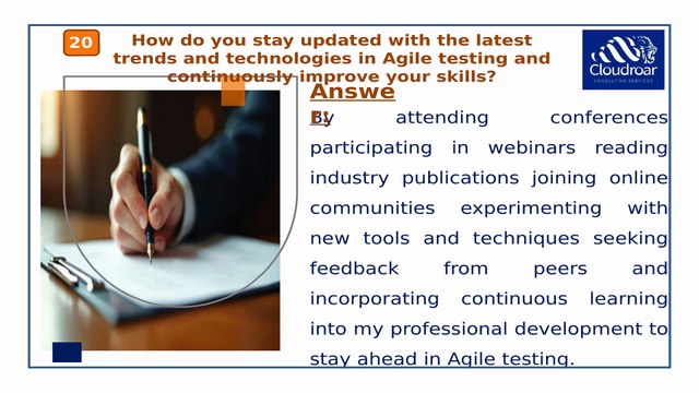 Top 10 Agile Tester Interview Questions and Answers for Software Testing and QA Careers | Part 2